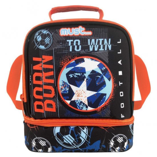 Must Born to Win Ισοθερμική Θήκη Φαγητού Μαύρο 20 x 12 x 24cm